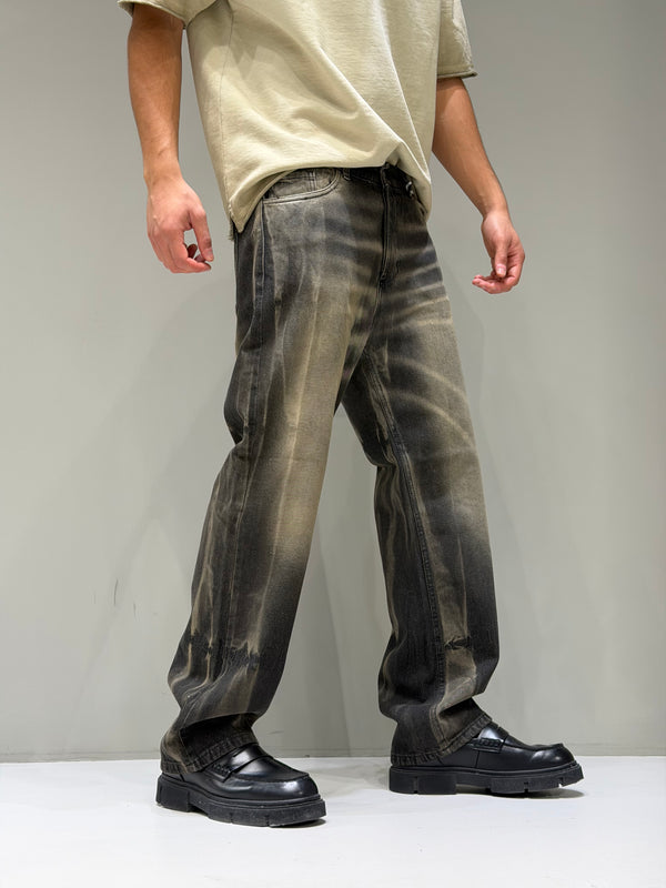 Flare Denim Beige