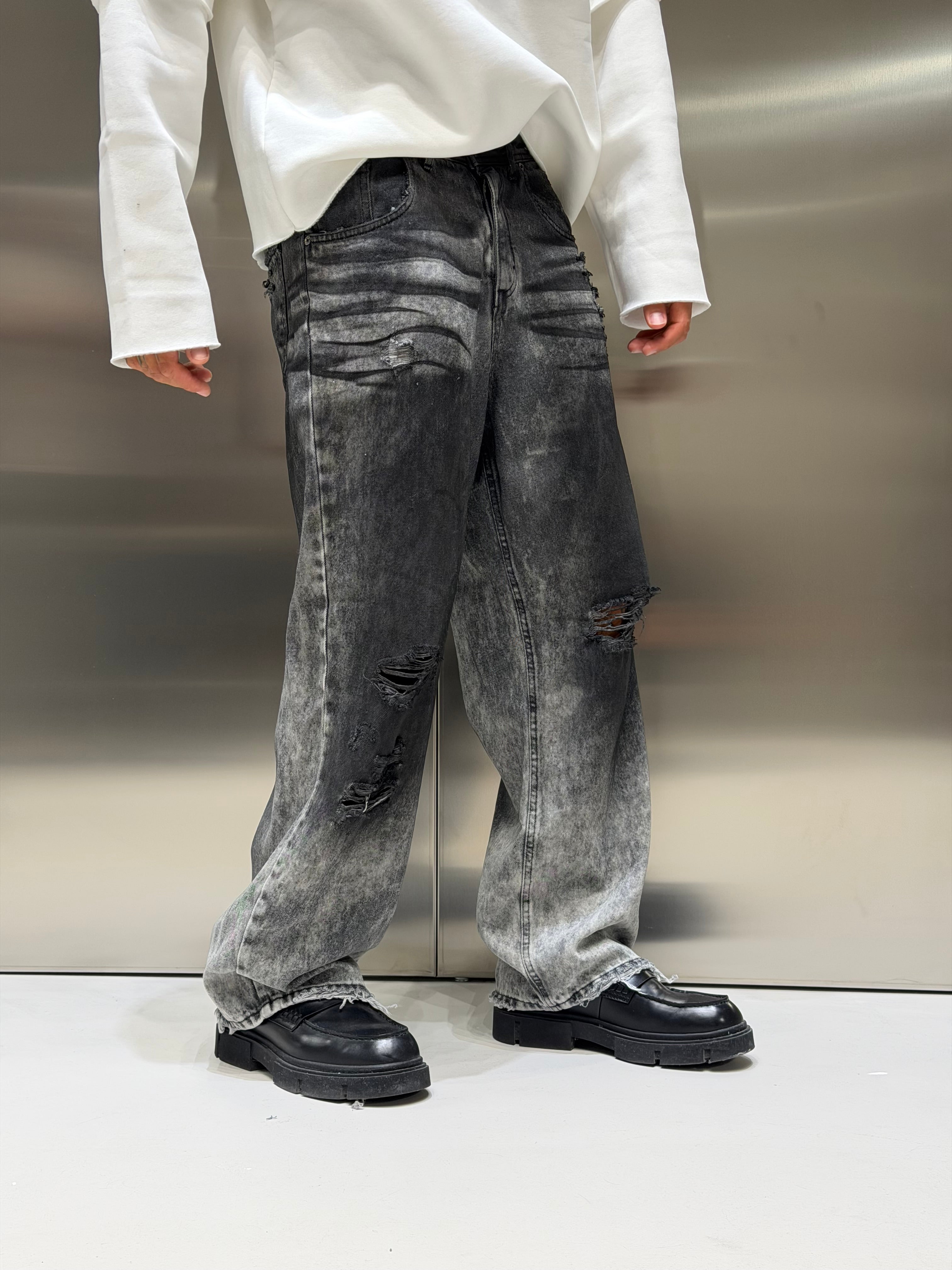 Baggy Cianotic Grigio