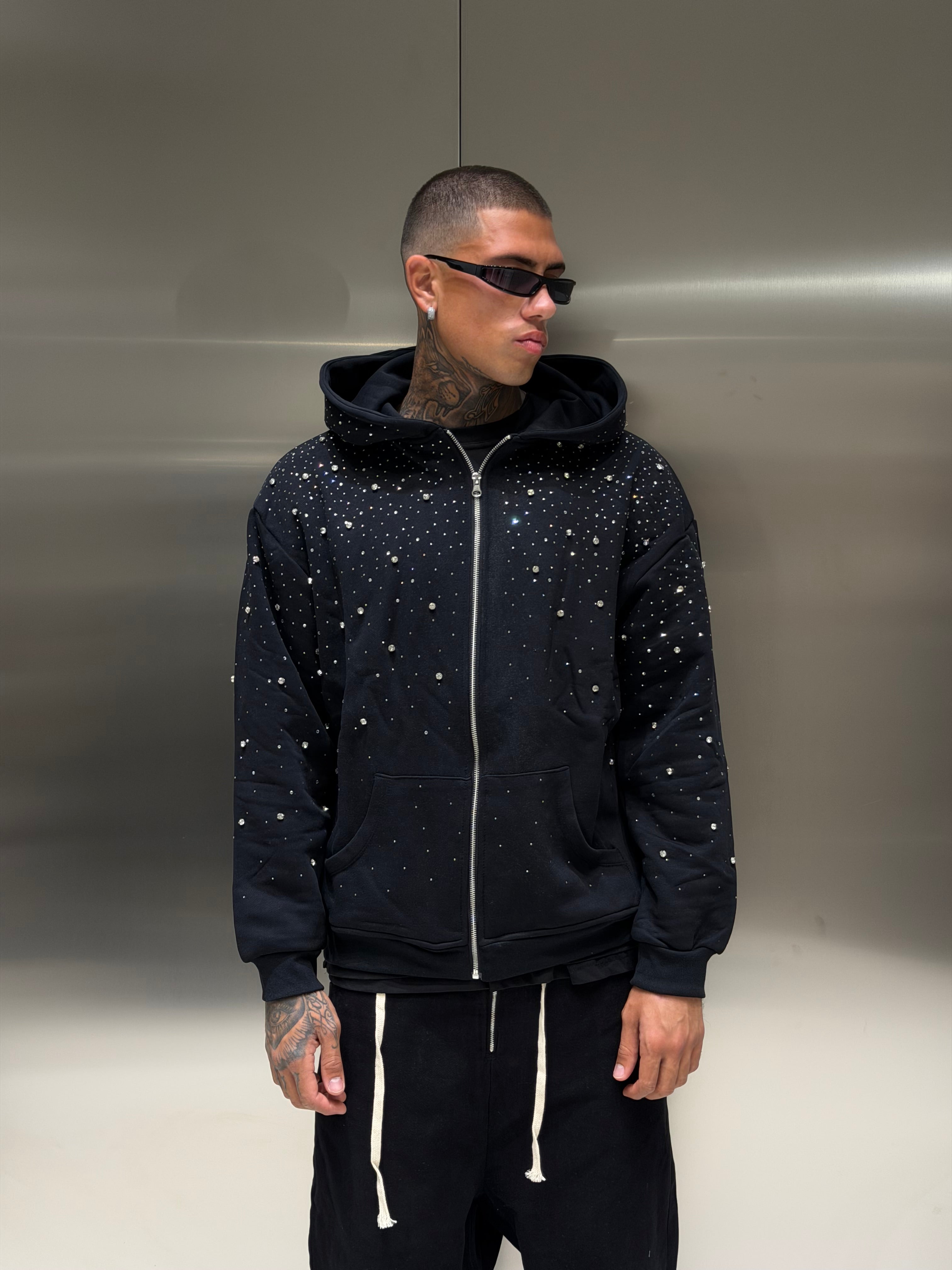 Felpa Diamanti Minimal