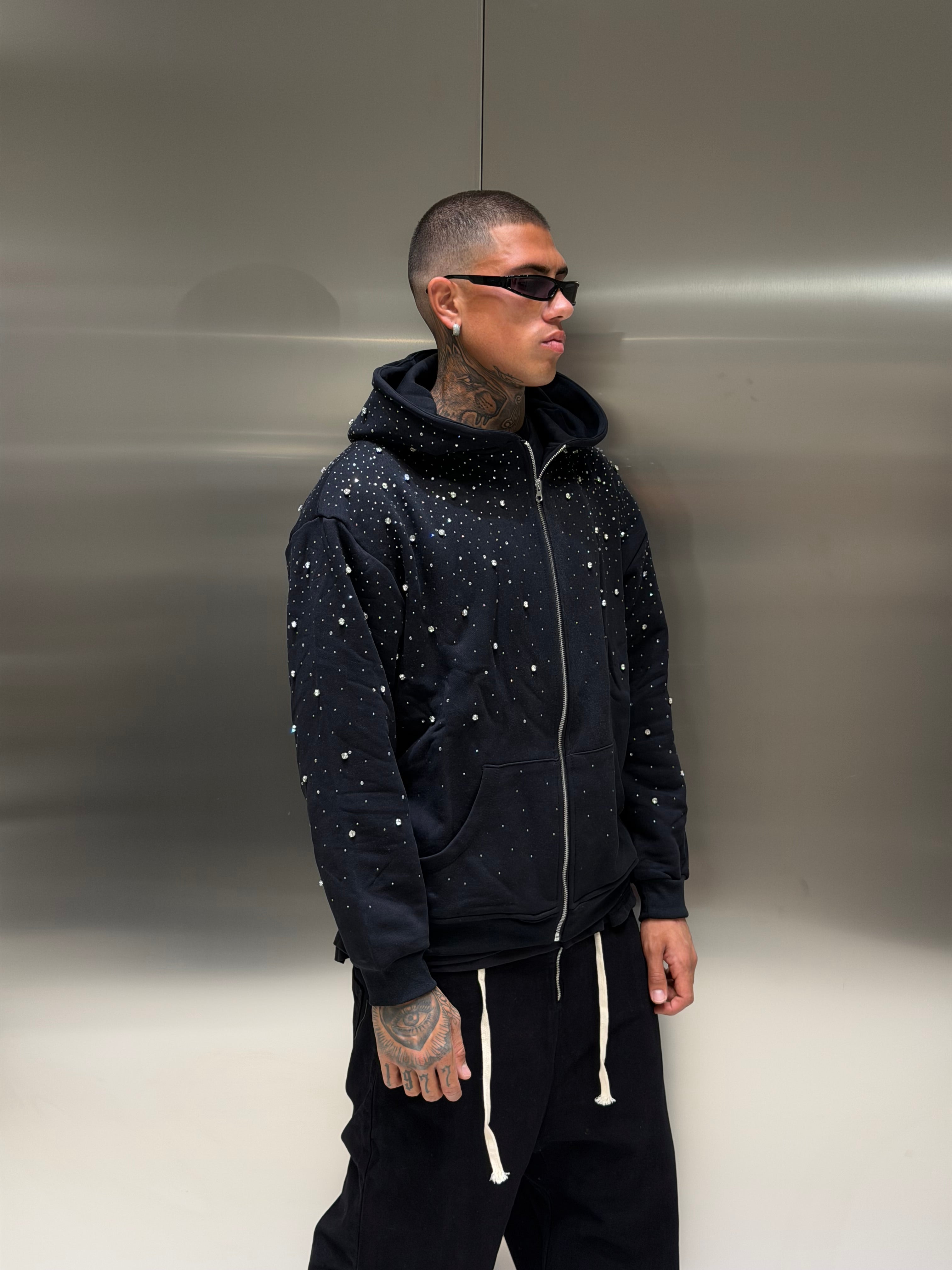 Felpa Diamanti Minimal