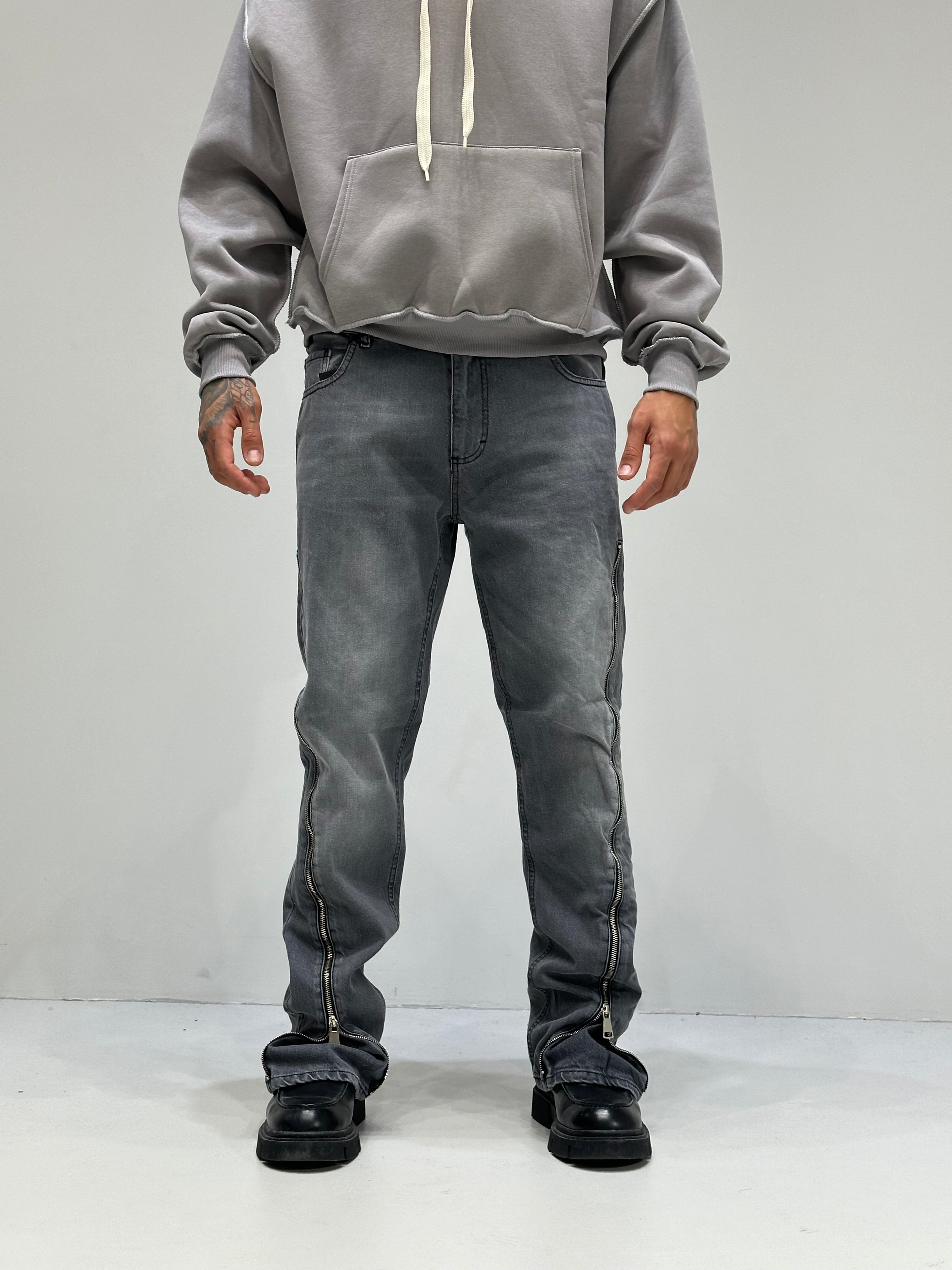 Flare Grey Zip