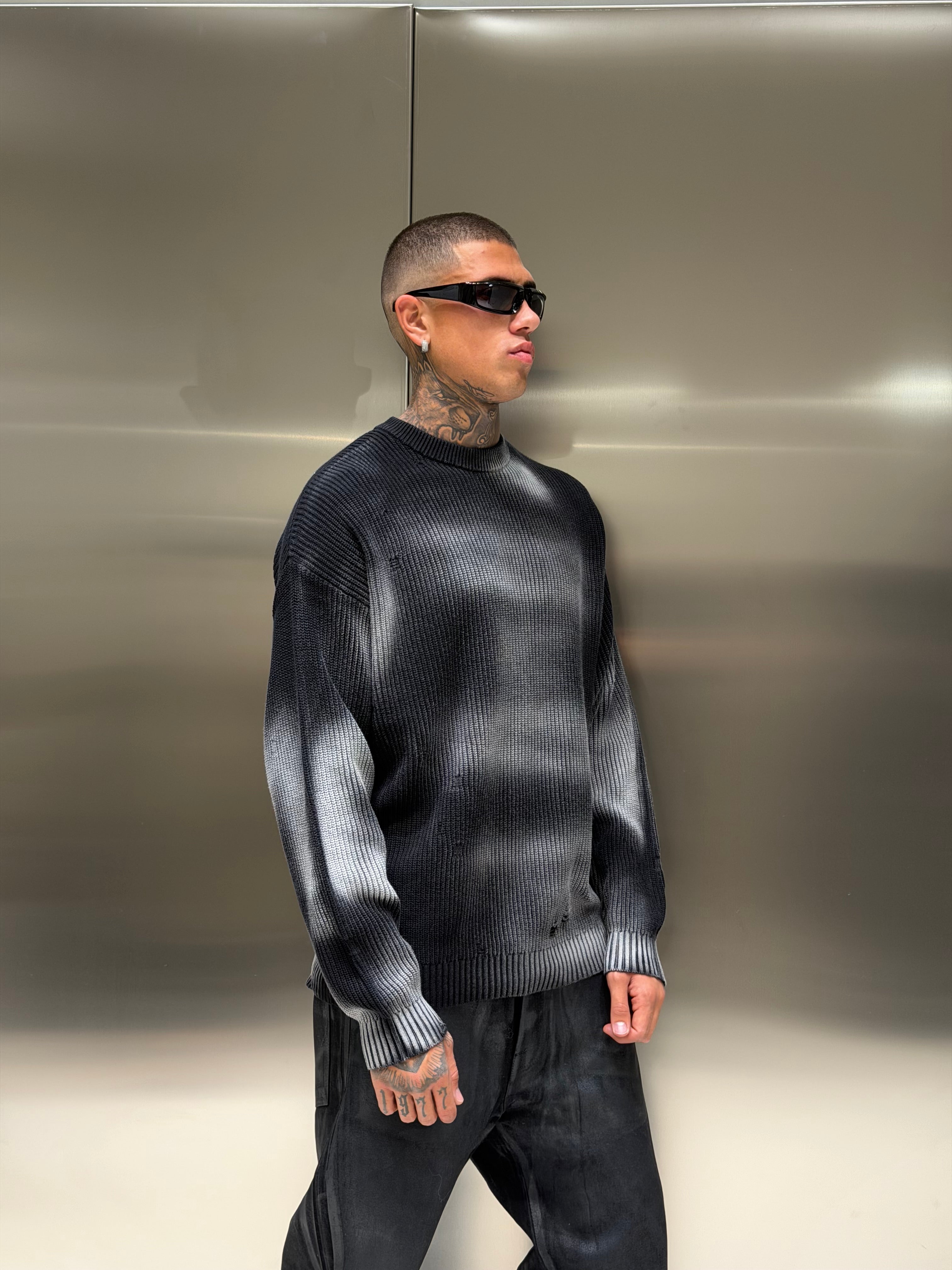 Maglione Sfumato Black