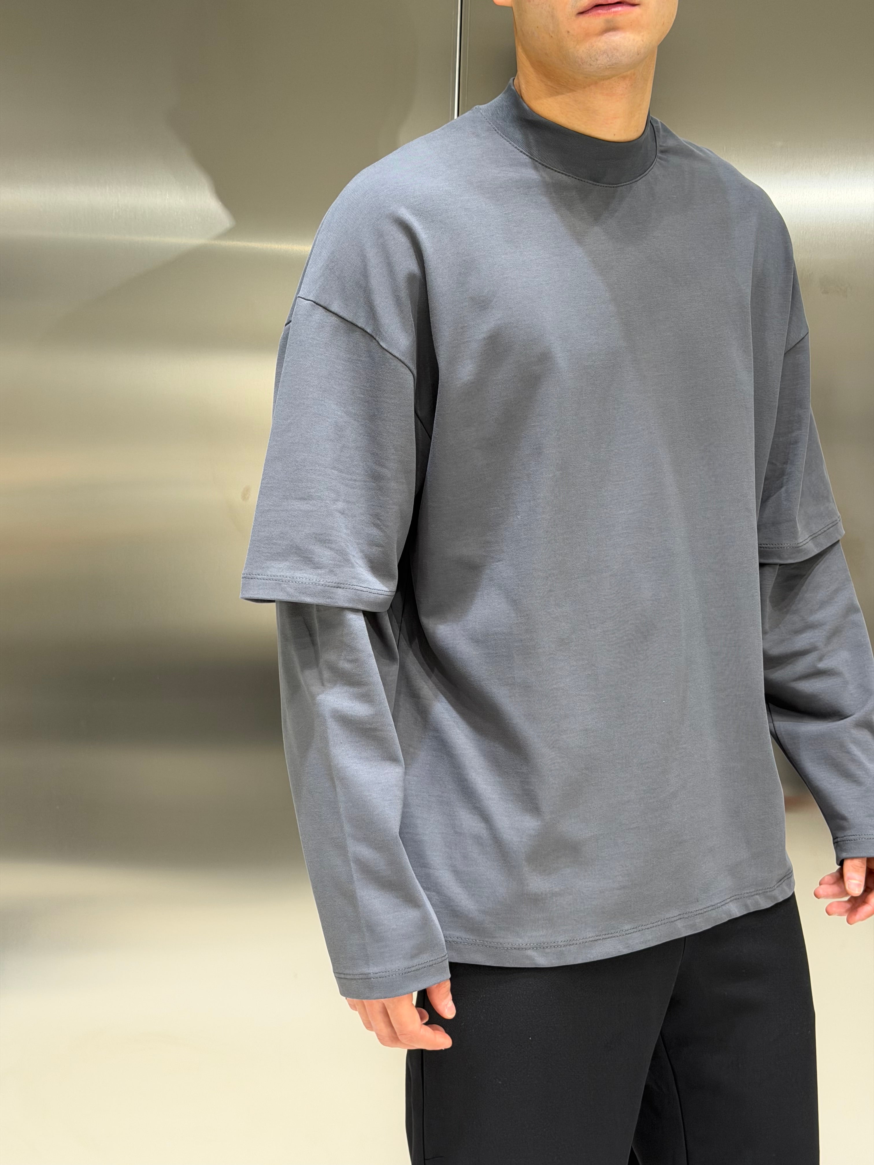 Longsleeve Double Mezzo Collo