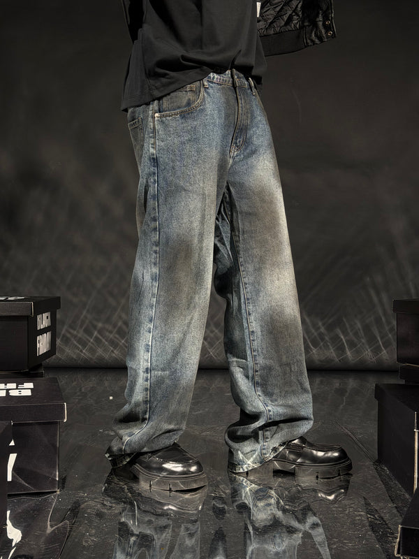 Baggy Denim Sporcato