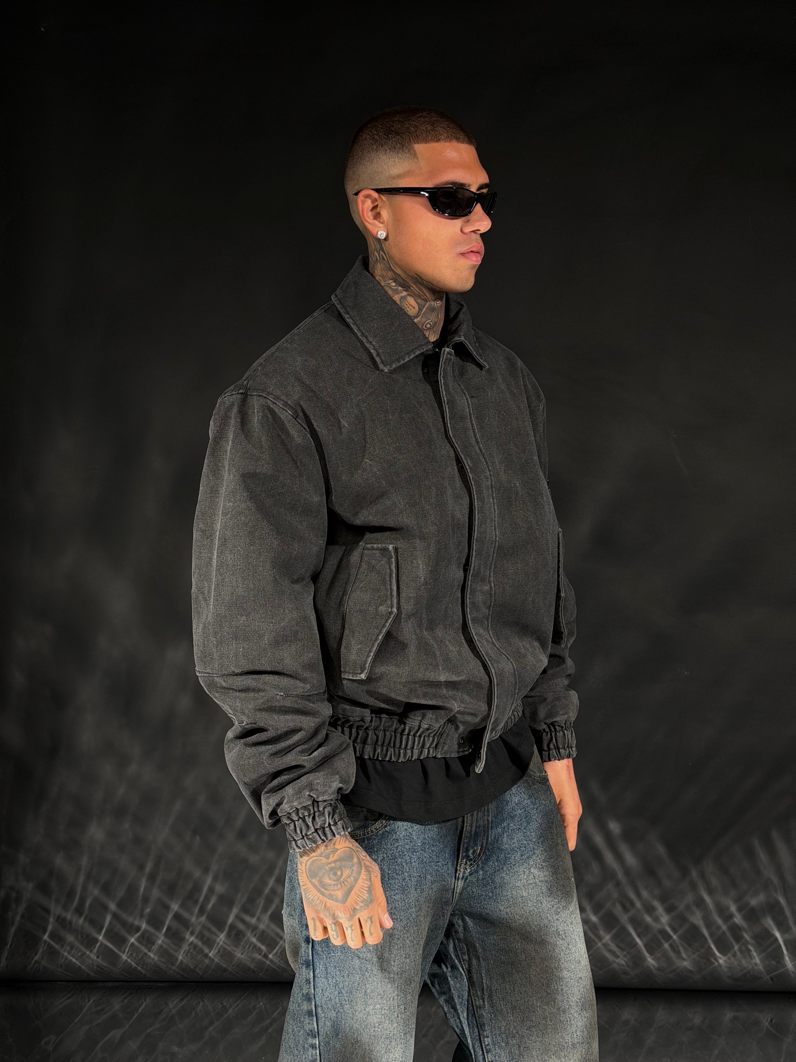 Giubbotto Denim Imbottito