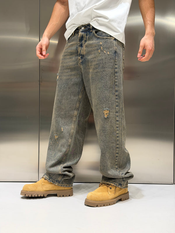 Baggy Sabbiato Scuro Just