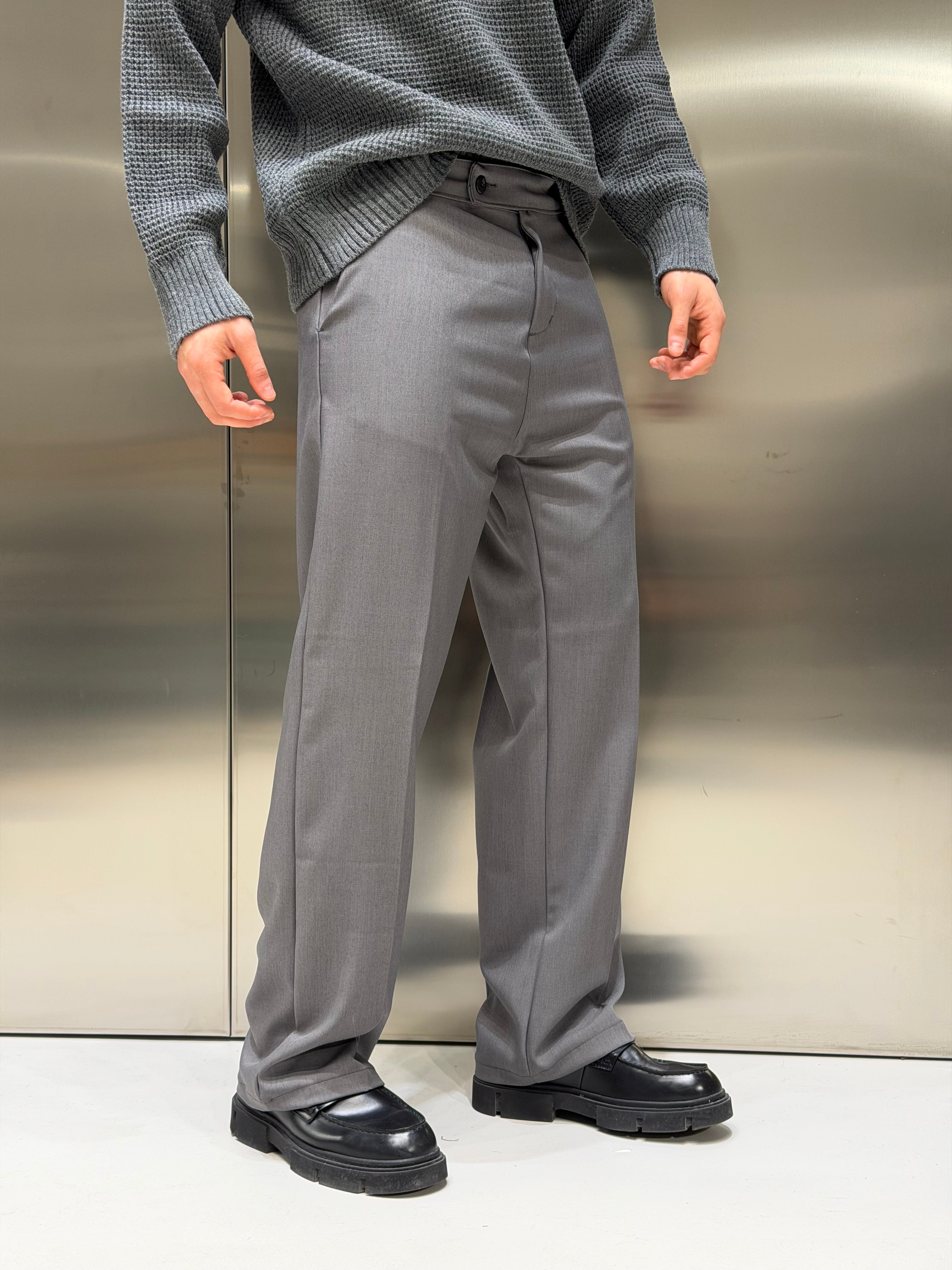 Pantalone Classico Fondo Largo