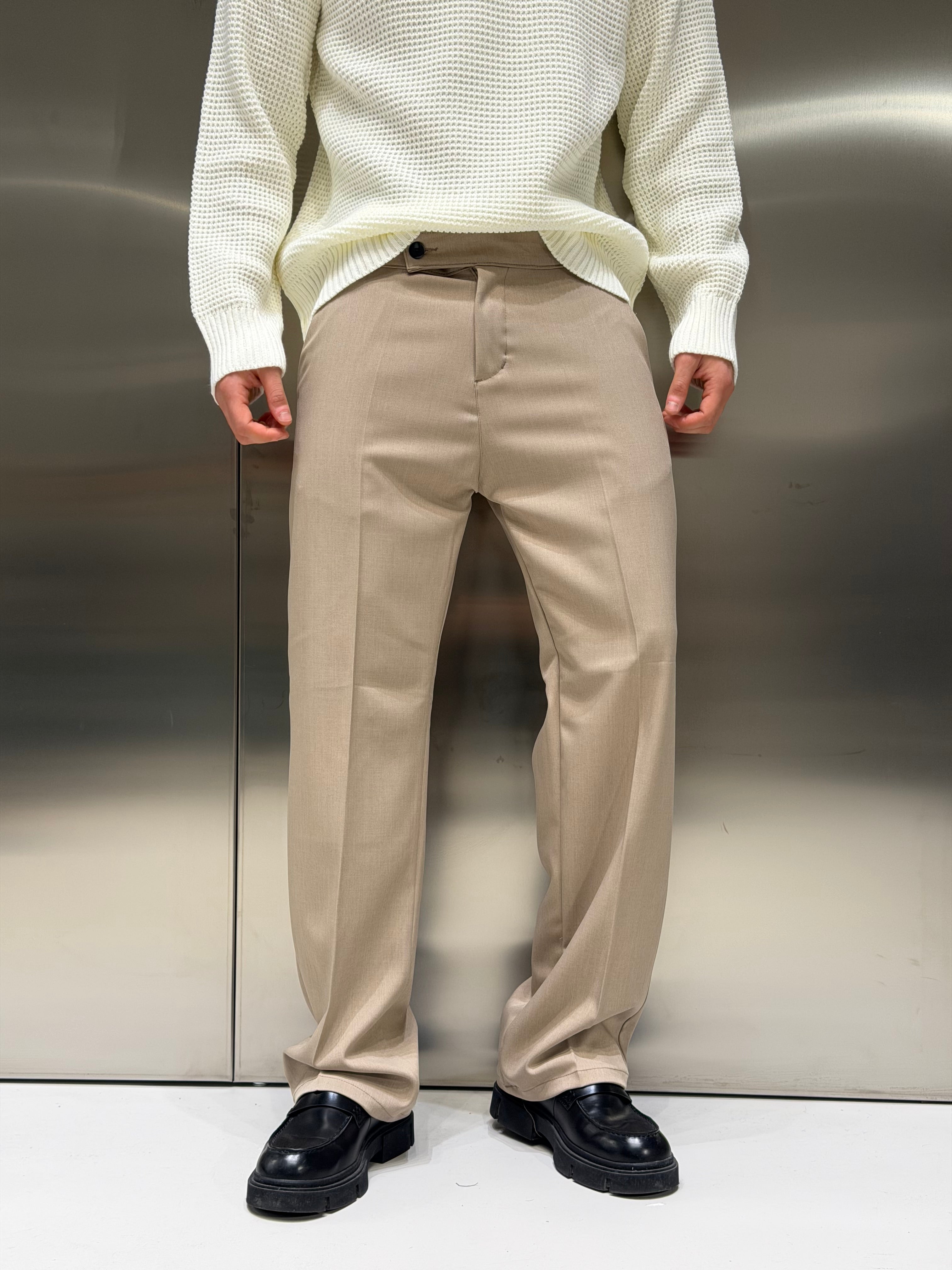 Pantalone Classico Fondo Largo