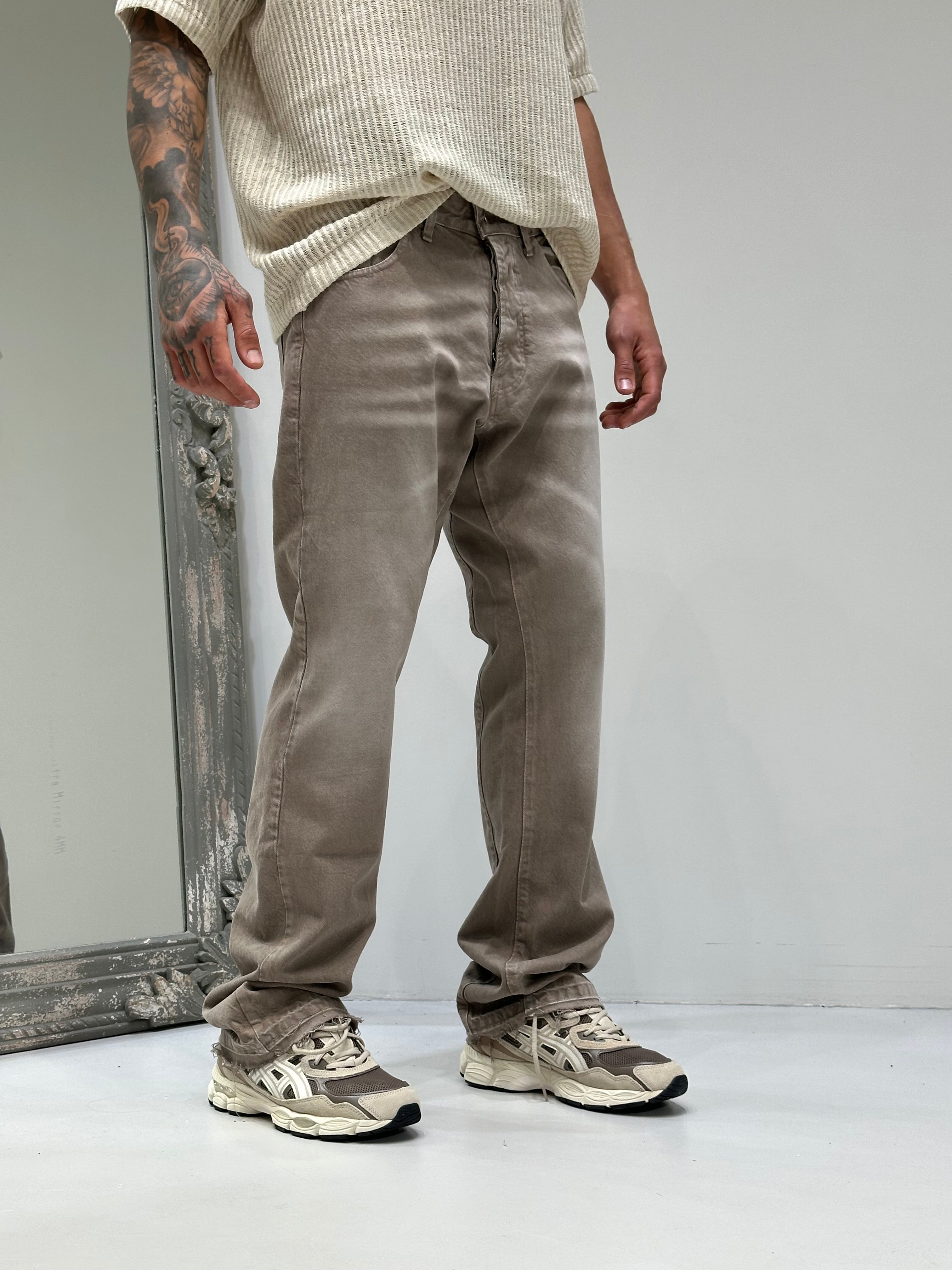 Flare Denim Beige