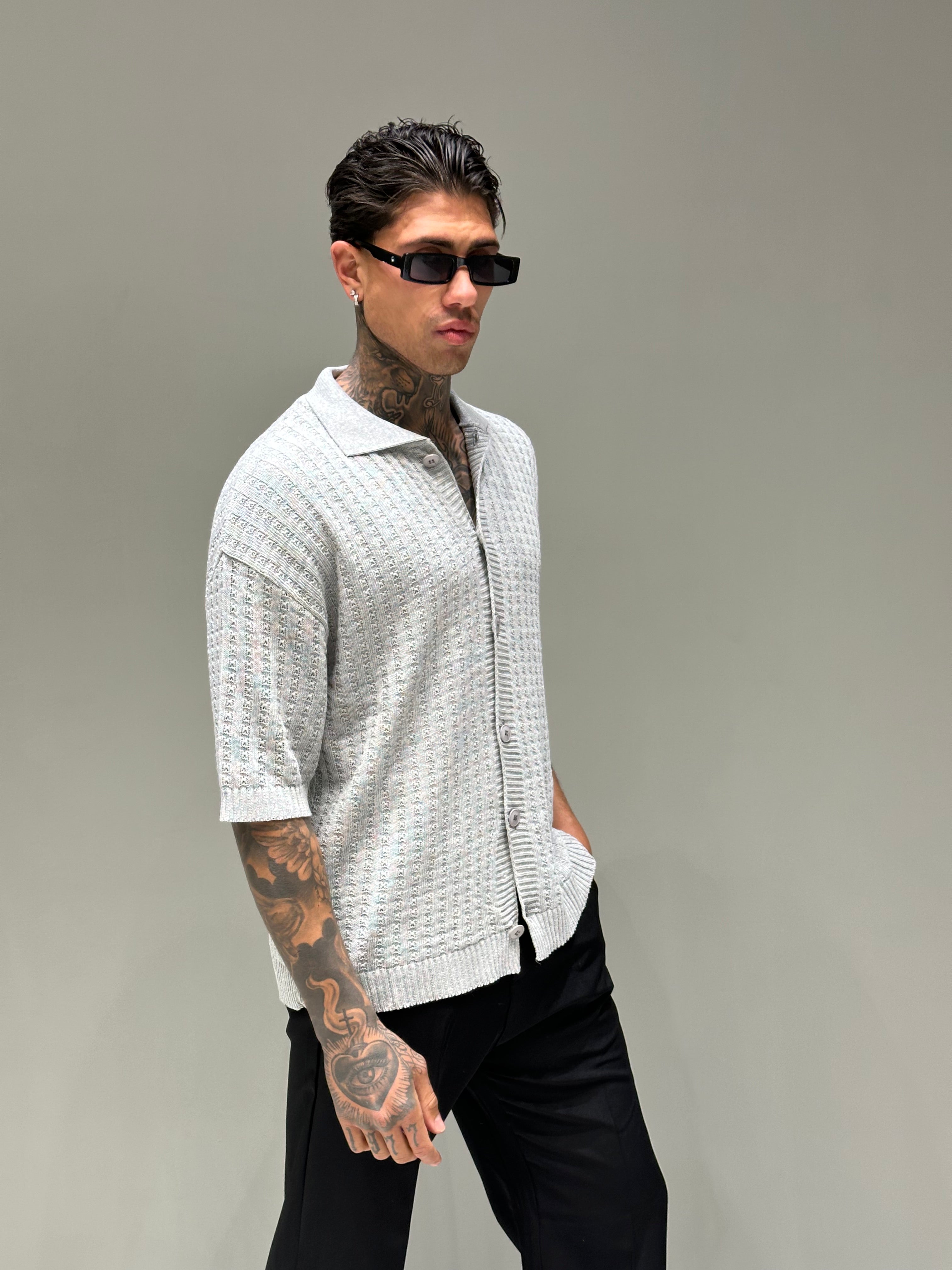 Polo Cardigan