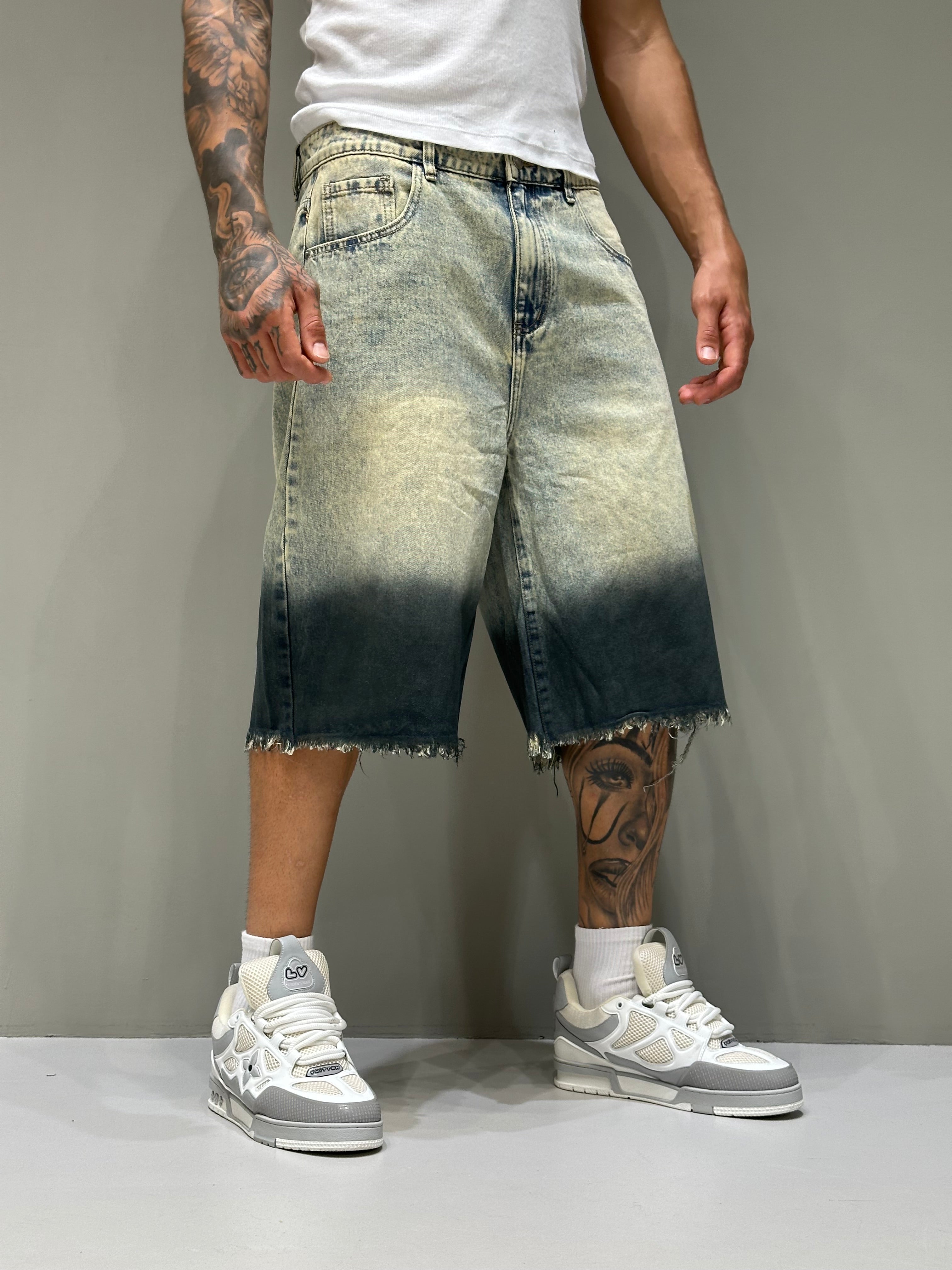 Bermuda Denim Degradè