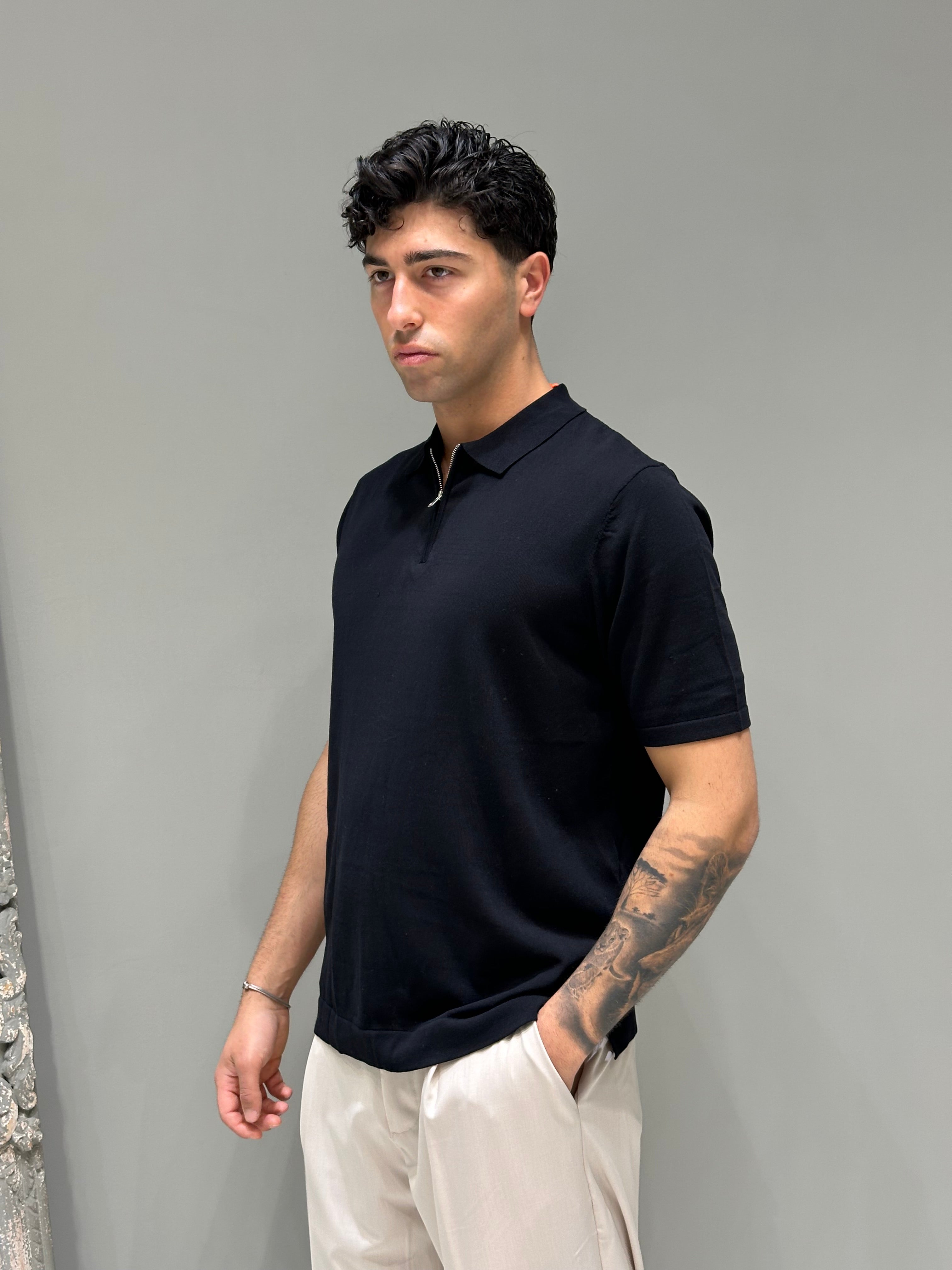 Polo Filo Zip