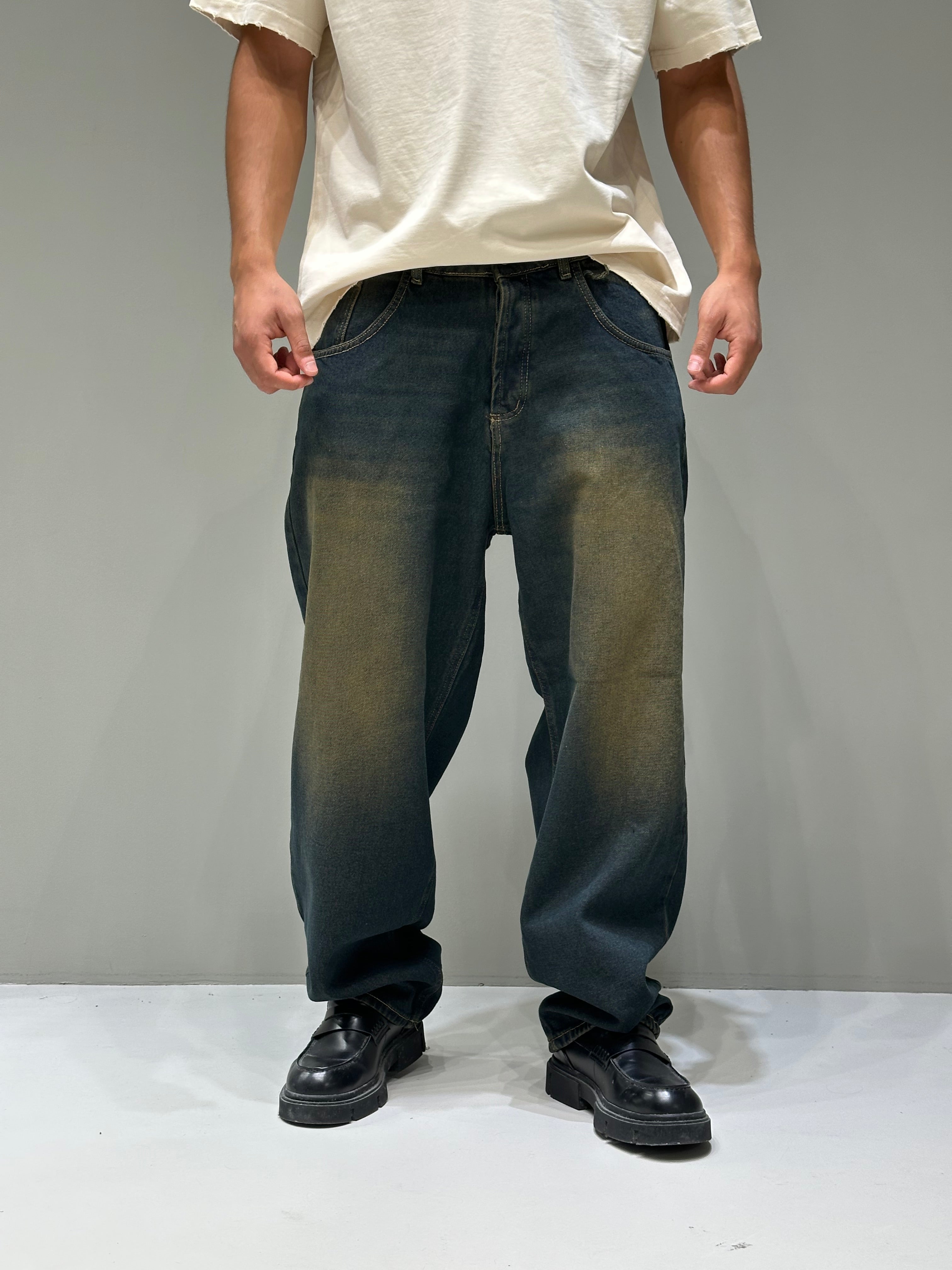 Baggy Sabbiato Scuro