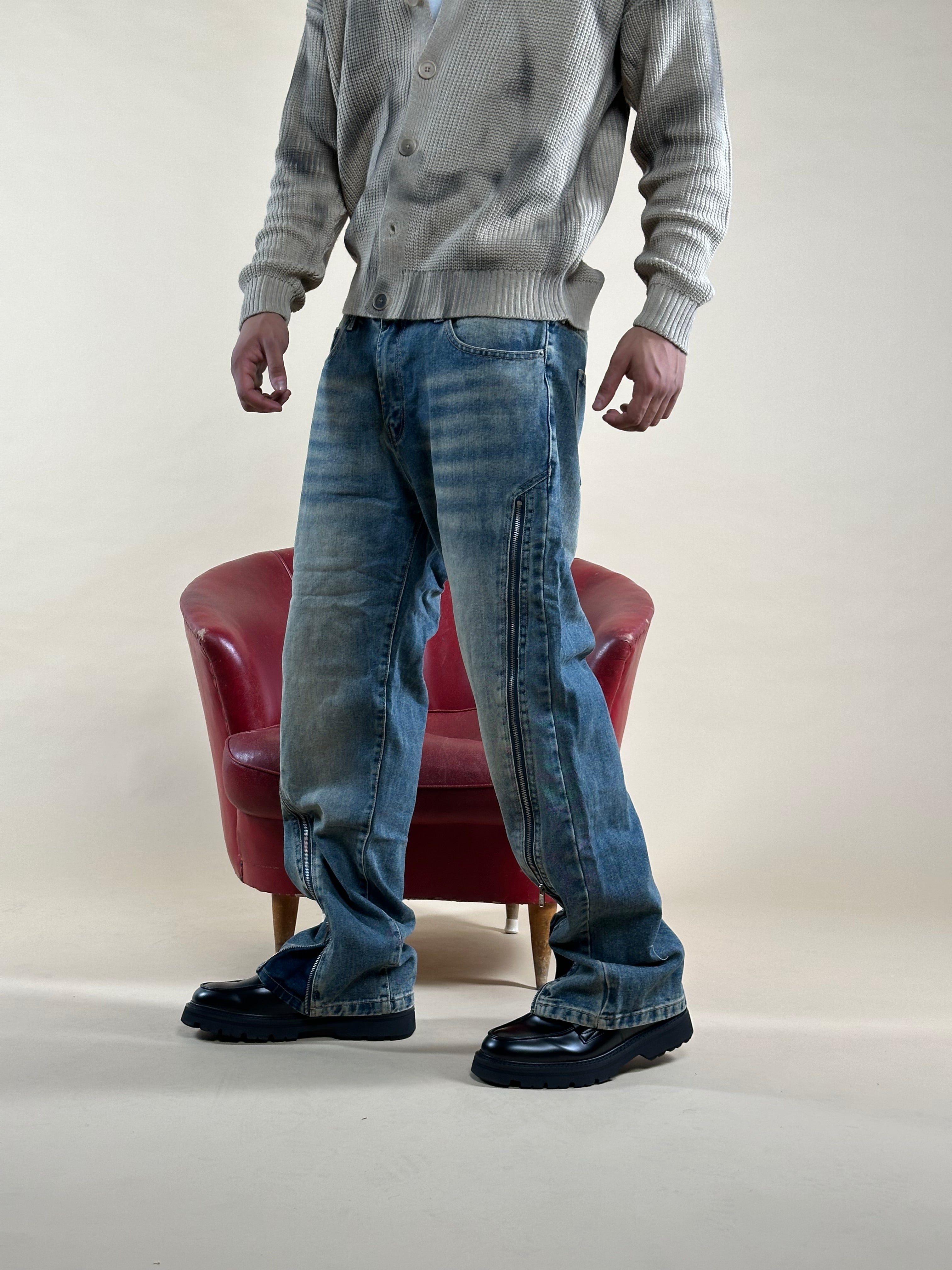 Flare Sabbiato Zip