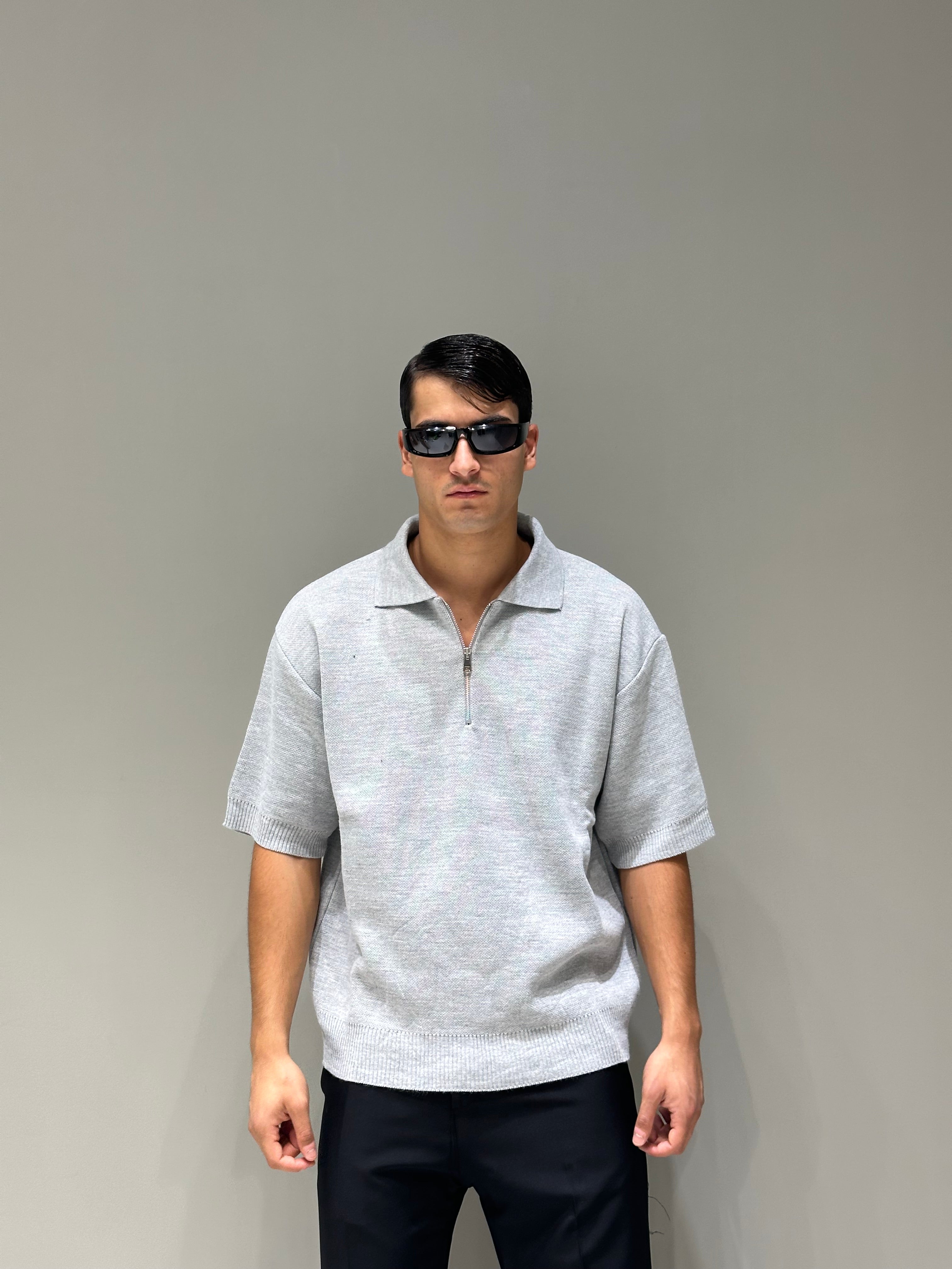 Polo In Maglia Zip