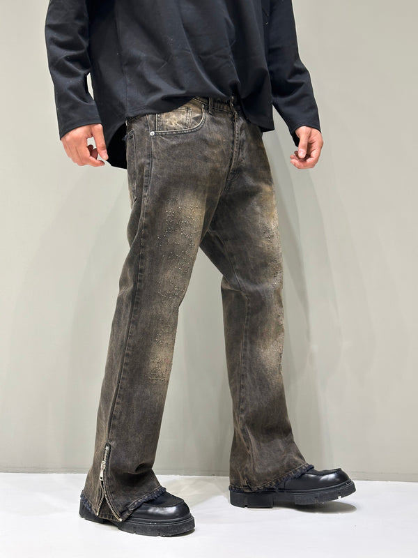 Flare Brown Zip Passion