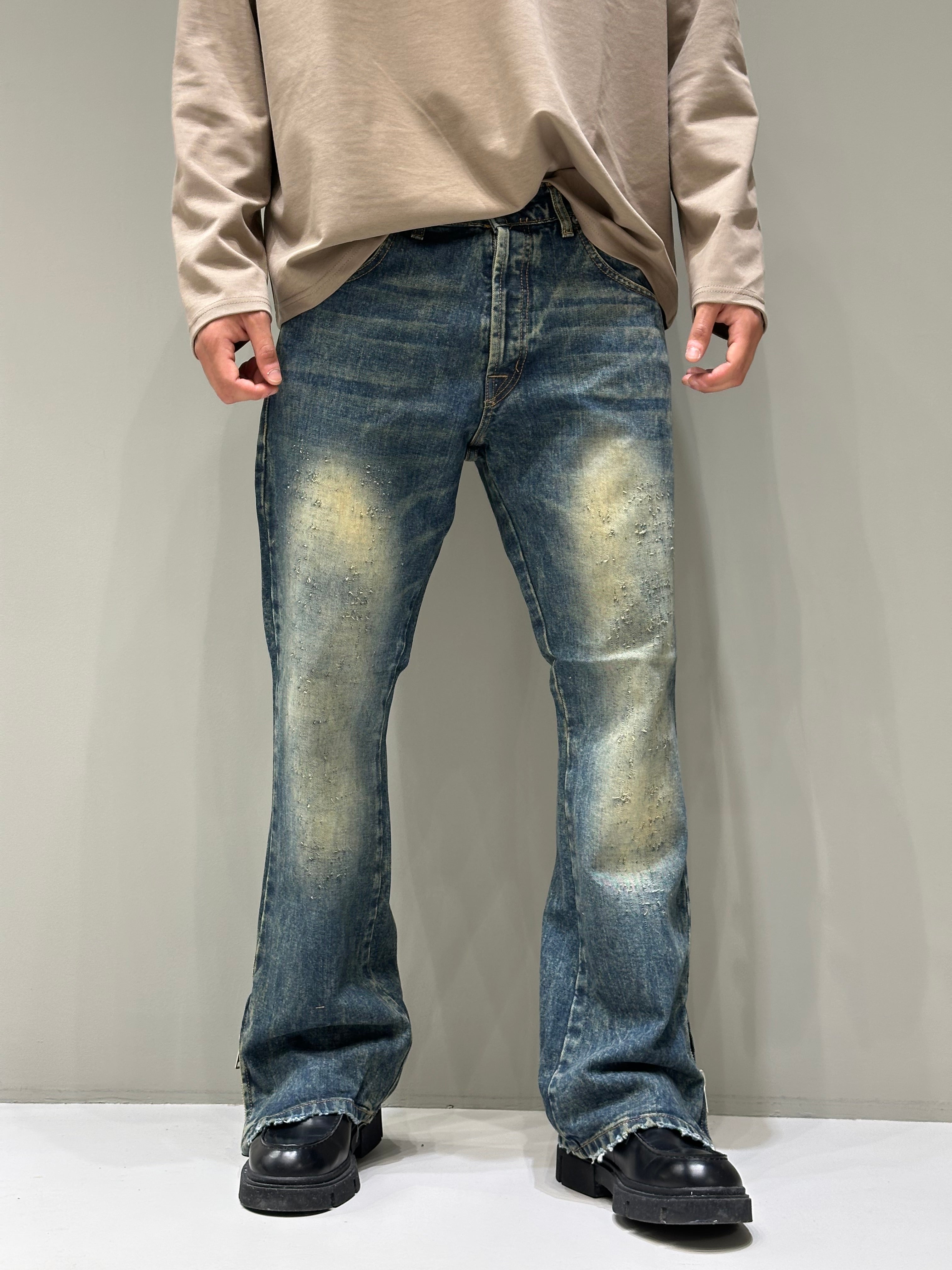 Flare Sabbiato Zip Passion