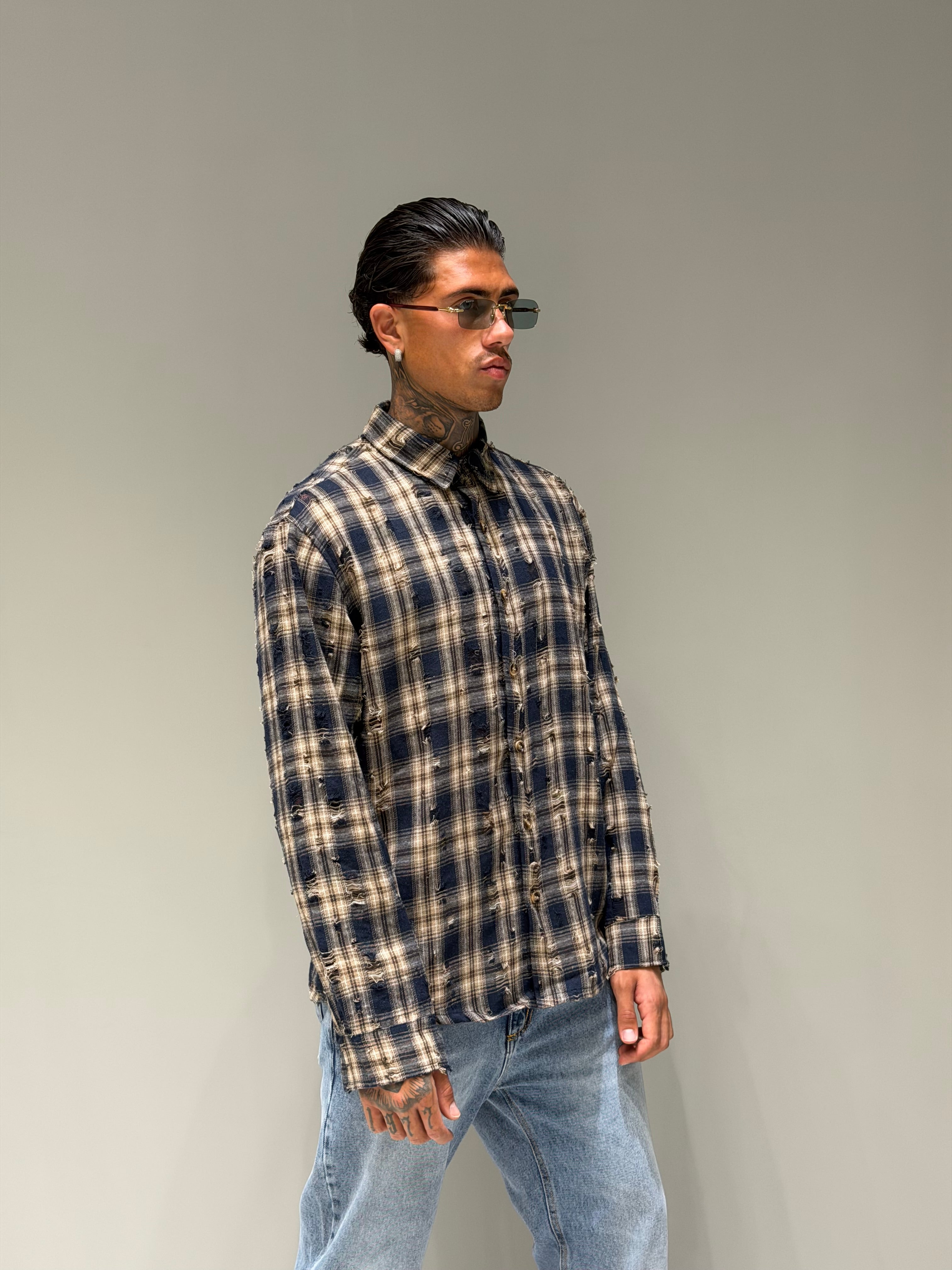 Camicia Quadri Blu