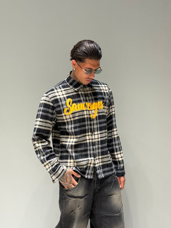 Camicia Quadri Stampa