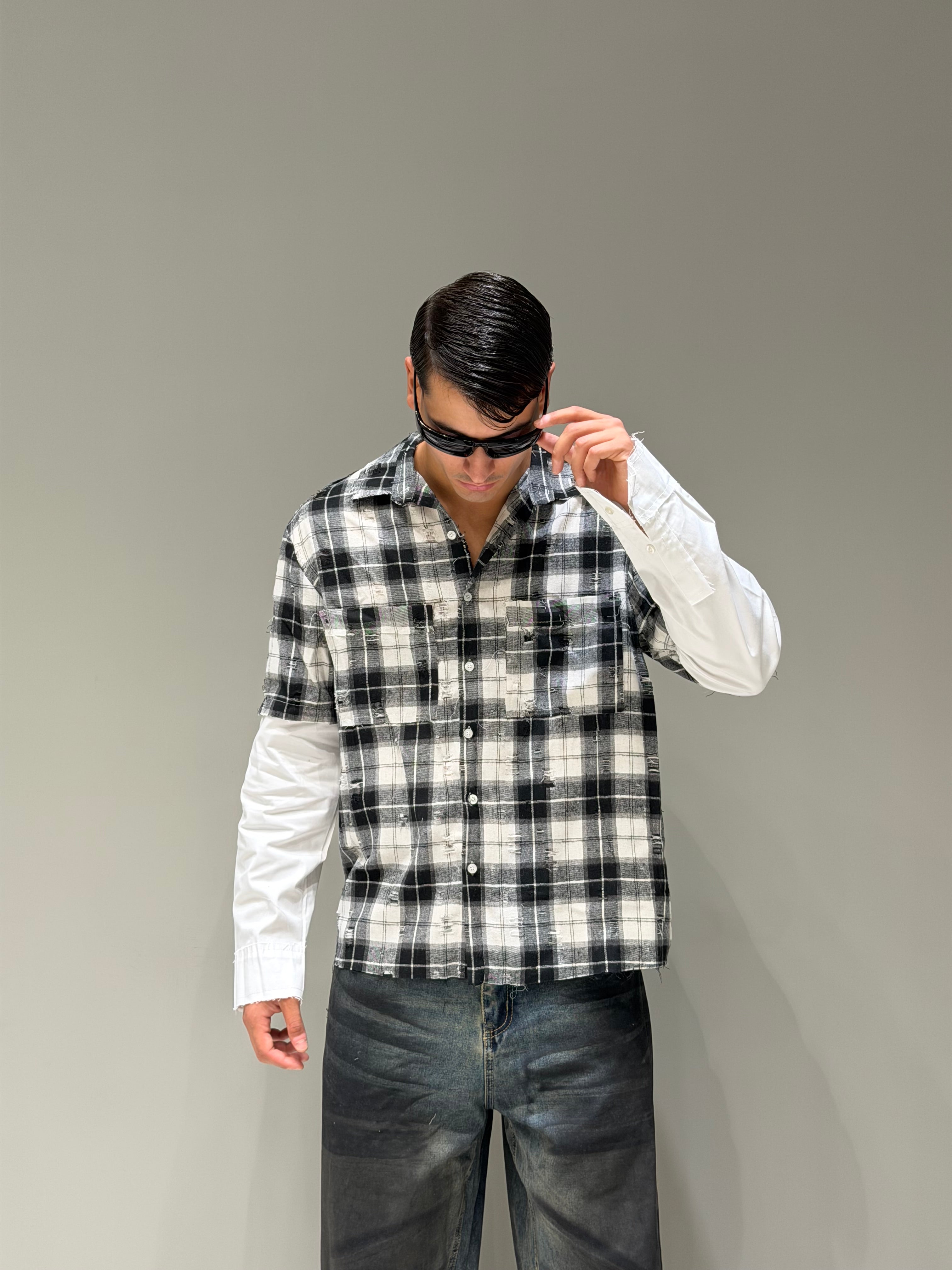 Camicia Quadri Double