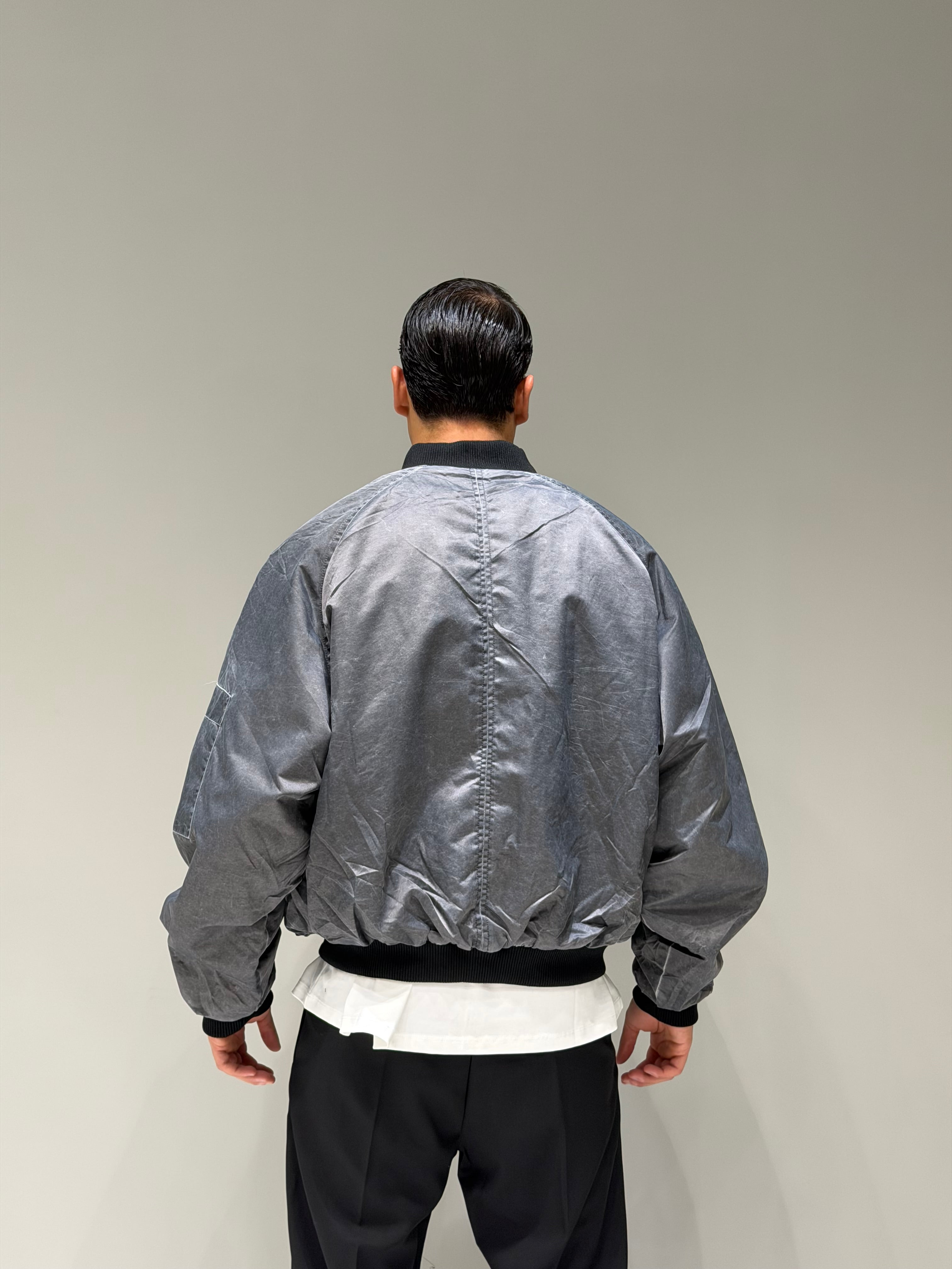 Bomber Effetto Denim