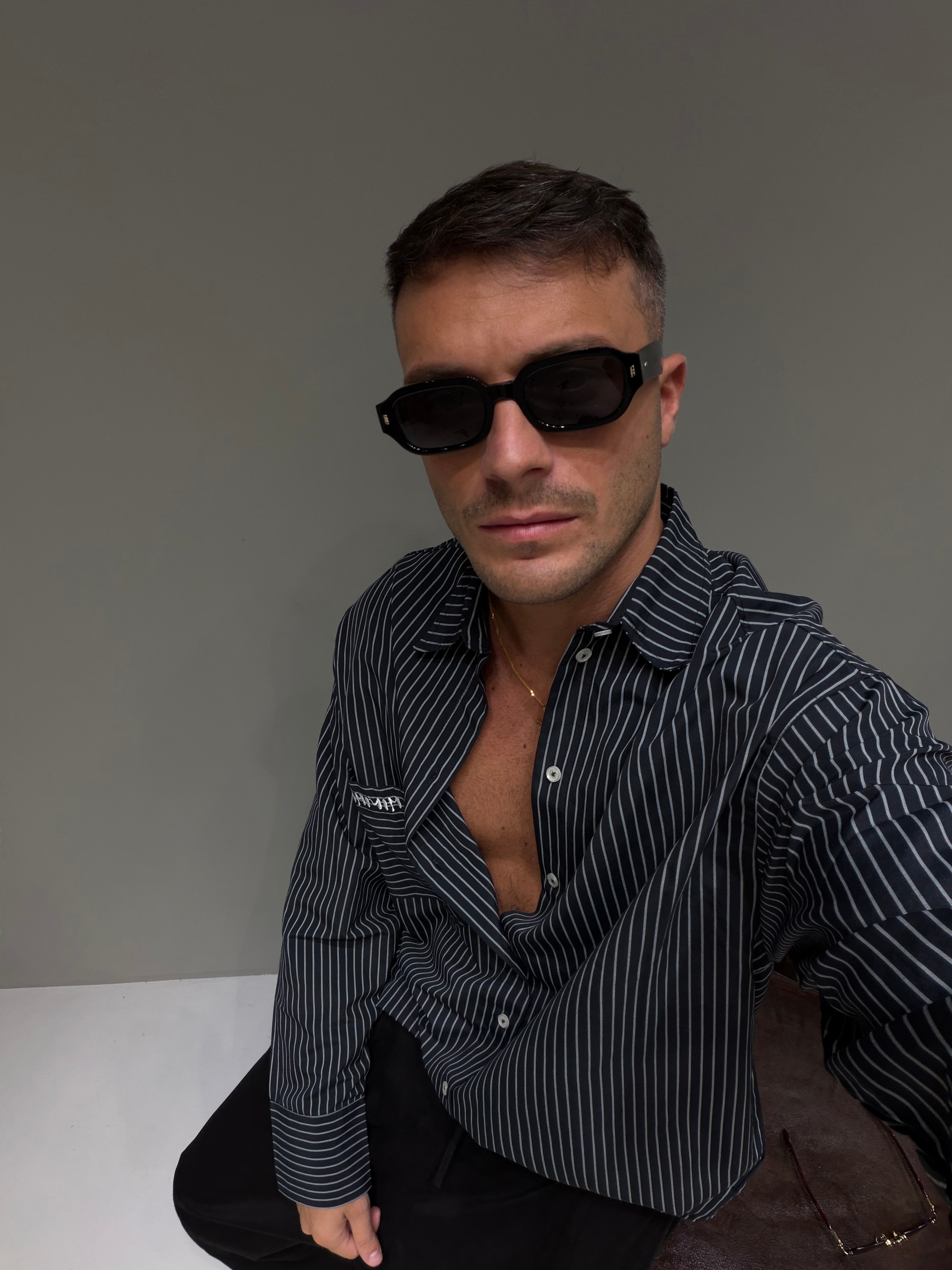 Camicia Rigata Minimal